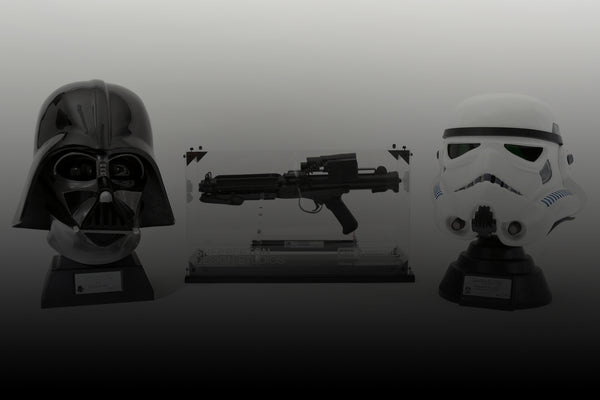 Star Wars blasters at the Royal Armouries