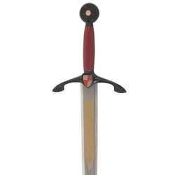 Black Prince sword letter opener hilt pommel and crossguard
