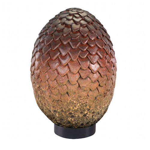Drogon's dragon egg on black stand
