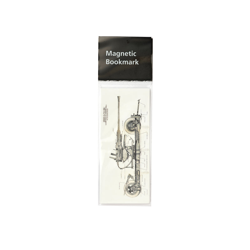 Bofors Gun Magnetic Bookmark in protective sleeve