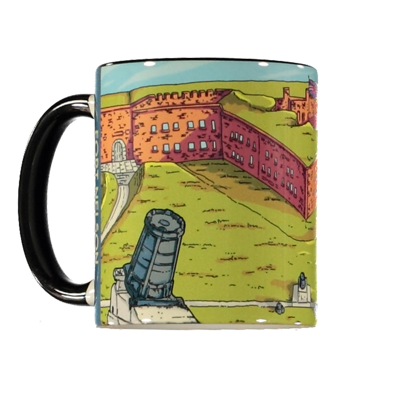 Fort Nelson Vintage Mug front right side