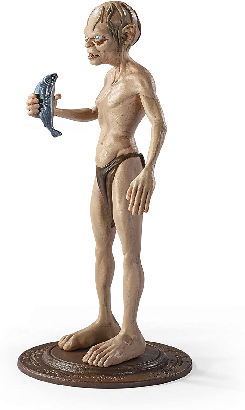 Gollum Bendyfig holding fish left side view