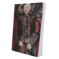 Henry VIII A5 Notebook left angled view of the front cover