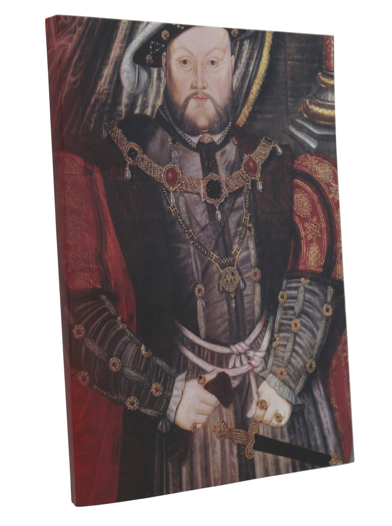 Henry VIII A5 Notebook right angled view of the front cover