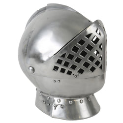 Henry VIII tournament helmet replica front right side