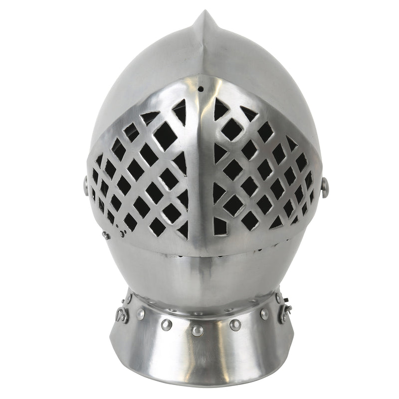 Henry VIII tournament helmet replica front
