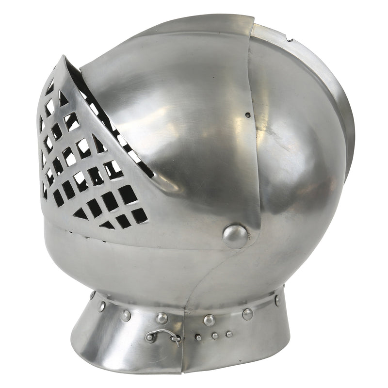 Henry VIII tournament helmet replica left side profile