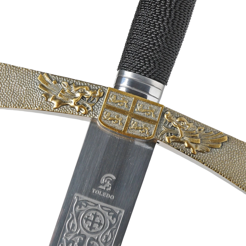Ivanhoe Sword hilt close up view