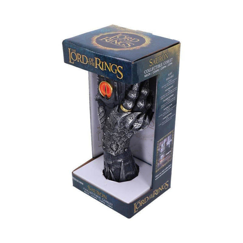 Lord of the rings sauron goblet in its branded packaging