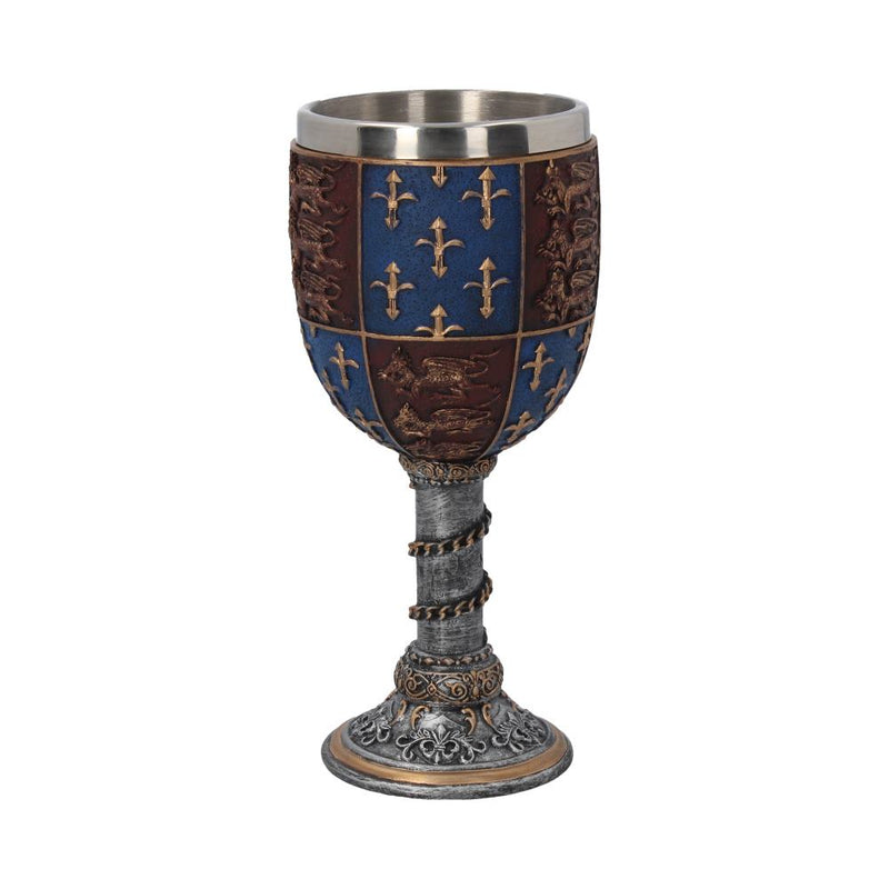 Navy and Burgundy Medieval Goblet