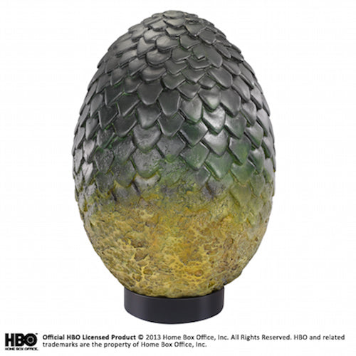 Rhaegal's dragon egg on black stand