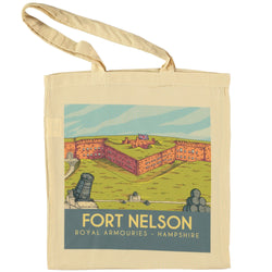 Fort Nelson Vintage Tote Bag- Hampshire