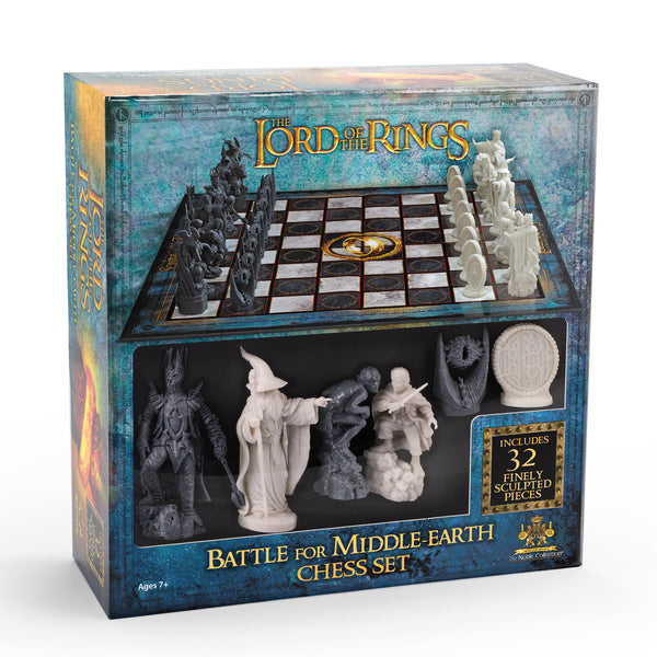 SU ORDINAZIONE Lord of the Rings Chess Set Battle for Middle Earth main image 0