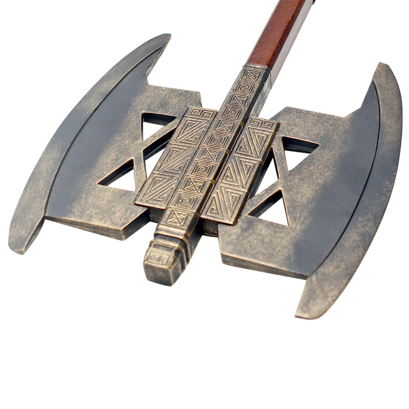 Gimli's axe replica closeup of axehead at an angle