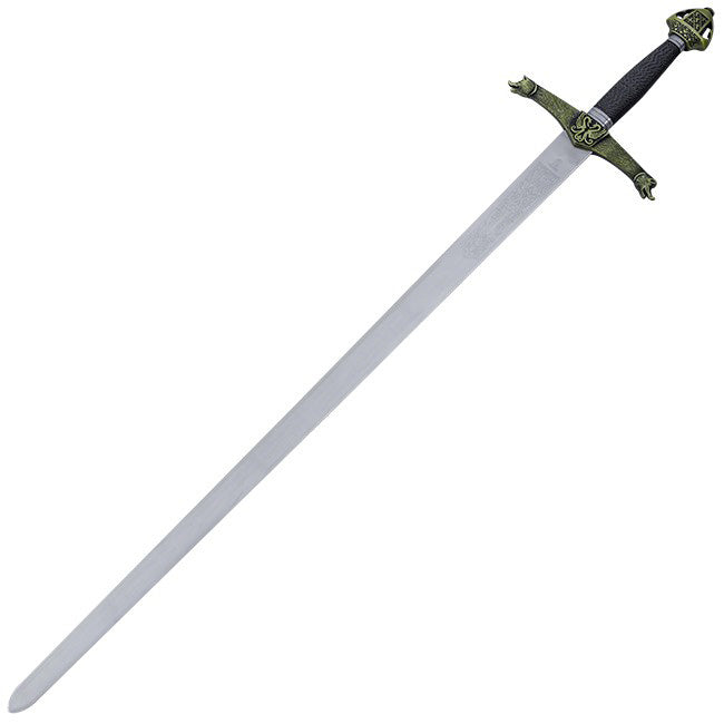 Lancelot replica sword full view at an angle