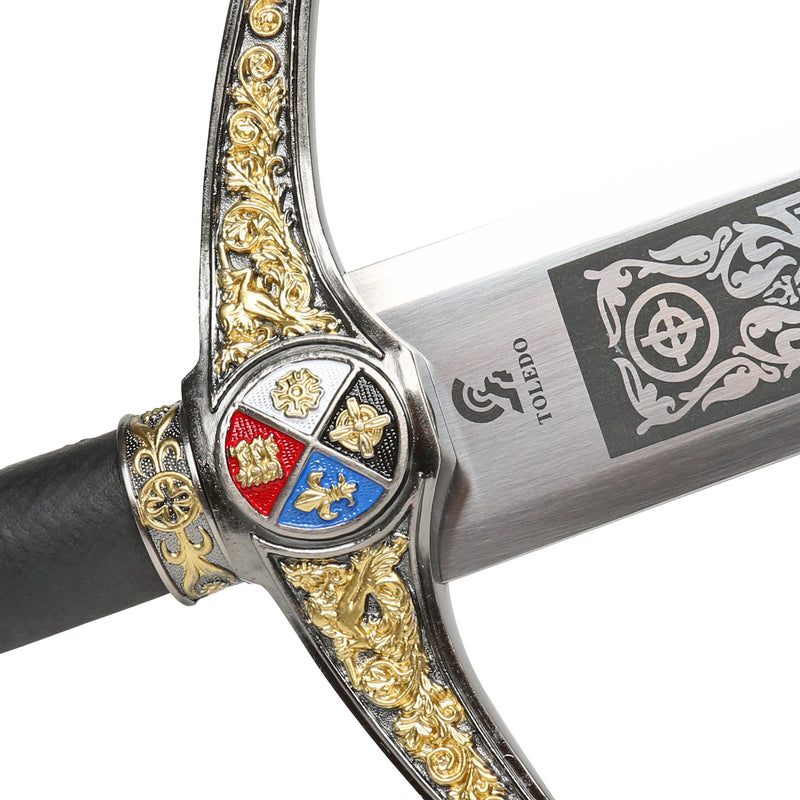 Robin Hood replica sword crossguard detai