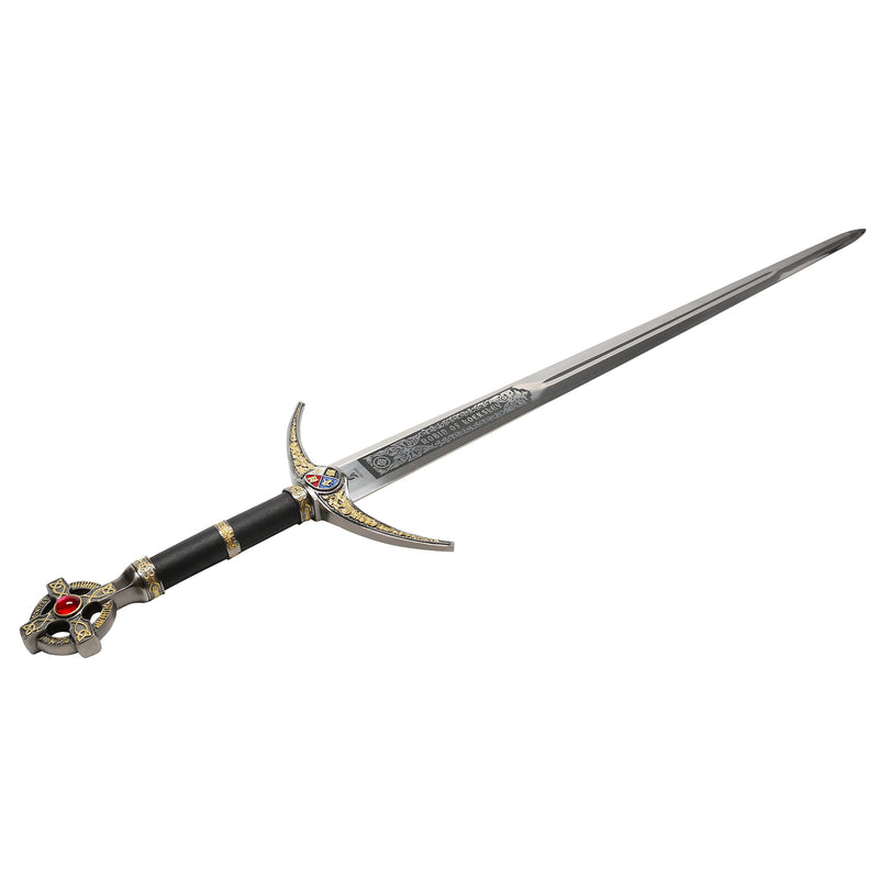 Robin Hood replica sword full view angled to the right