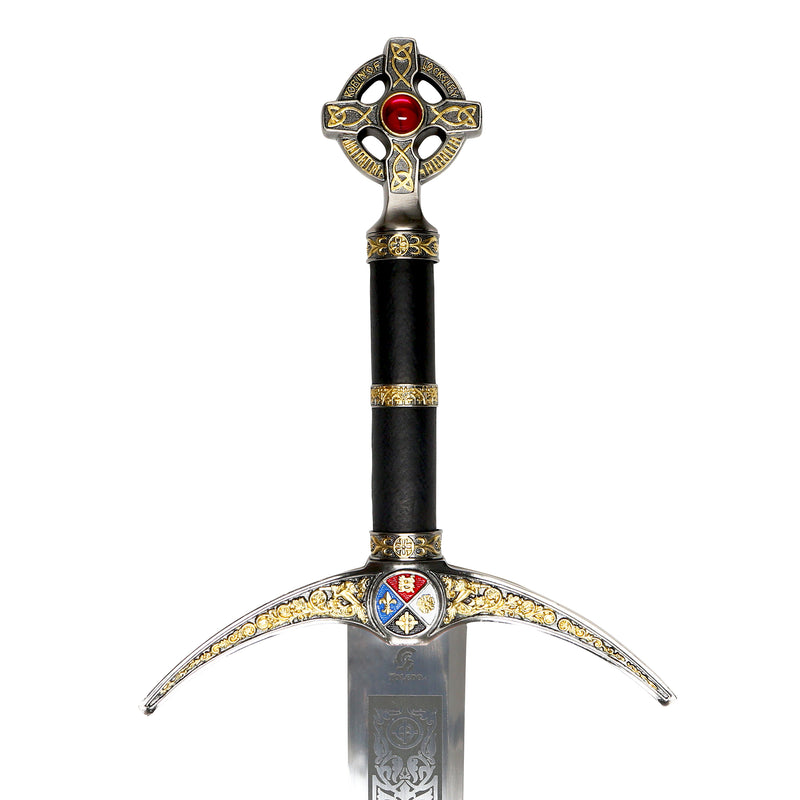 Robin Hood replica sword pommel hilt and crossguard
