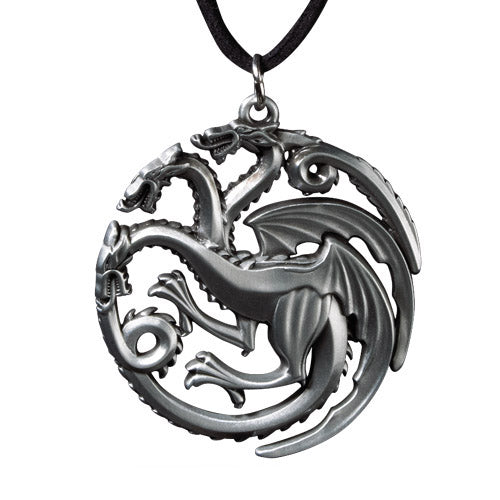 Targaryen Sigil pendant with leather cord