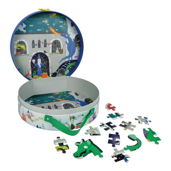 Spellbound shaped jigsaw 3 in 1 box open