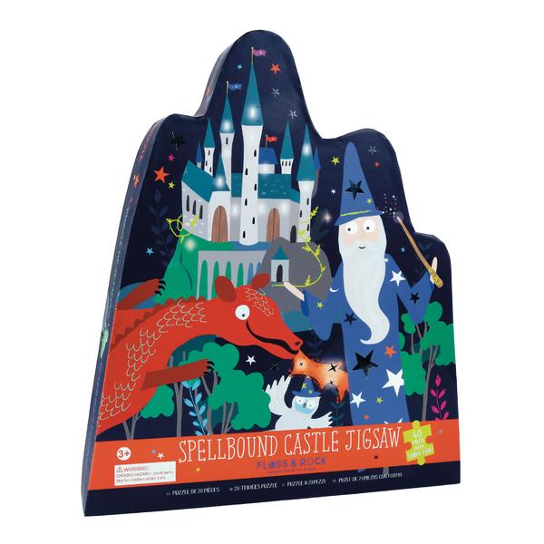 Spellbound Castle Jigsaw Floss and Rock 40 Piece magical castle jigsaw box