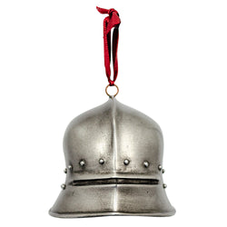 Hanging silver sallet decoration front view