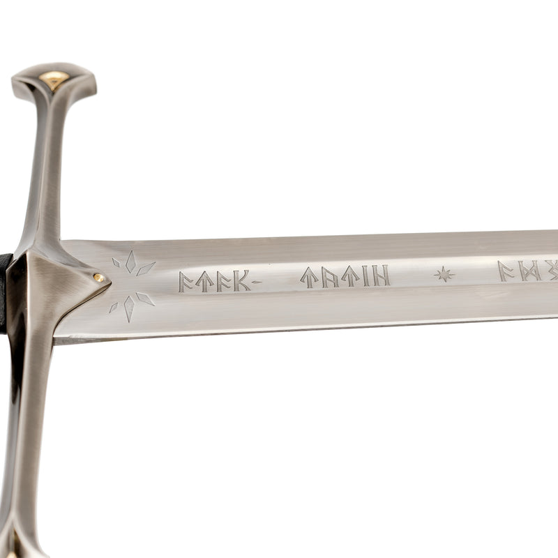 Anduril Sword of King Elessar- blade detail inscription