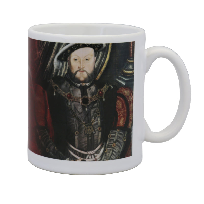 Henry VIII ceramic mug left side view
