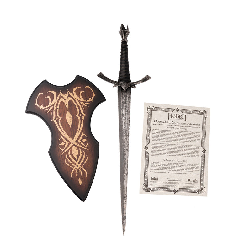 Nazgûl Morgul Dagger with wooden plaque and certificate