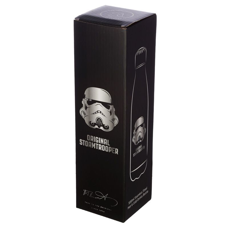 Stormtrooper Black Reusable Bottle branded packaging