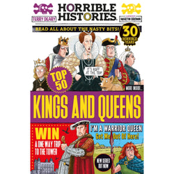 Horrible Histories Top 50 Kings and Queens front cover