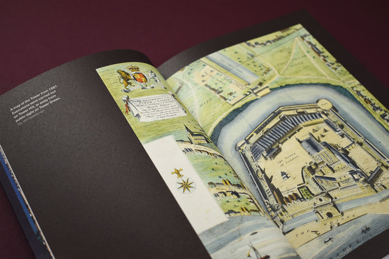 Torture and Punishment at the Tower of London Book map of the tower