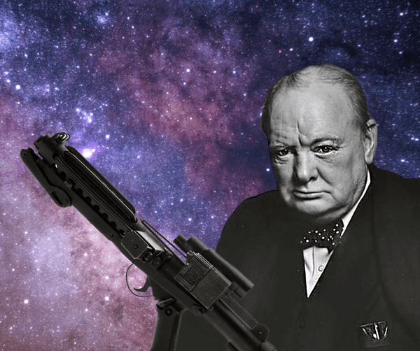 Did Sir Winston Churchill’s gun inspire Star Wars?