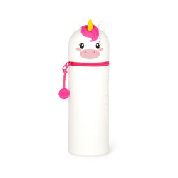 2-in-1 Silicone Pencil Case - Unicorn full closed