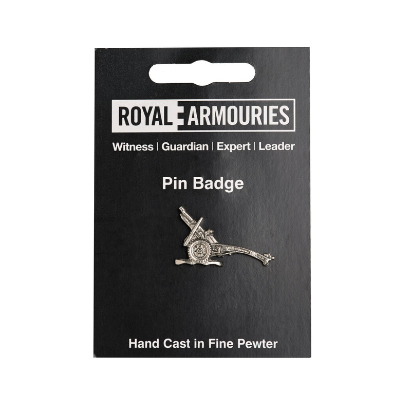 25 PDR Gun pin badge