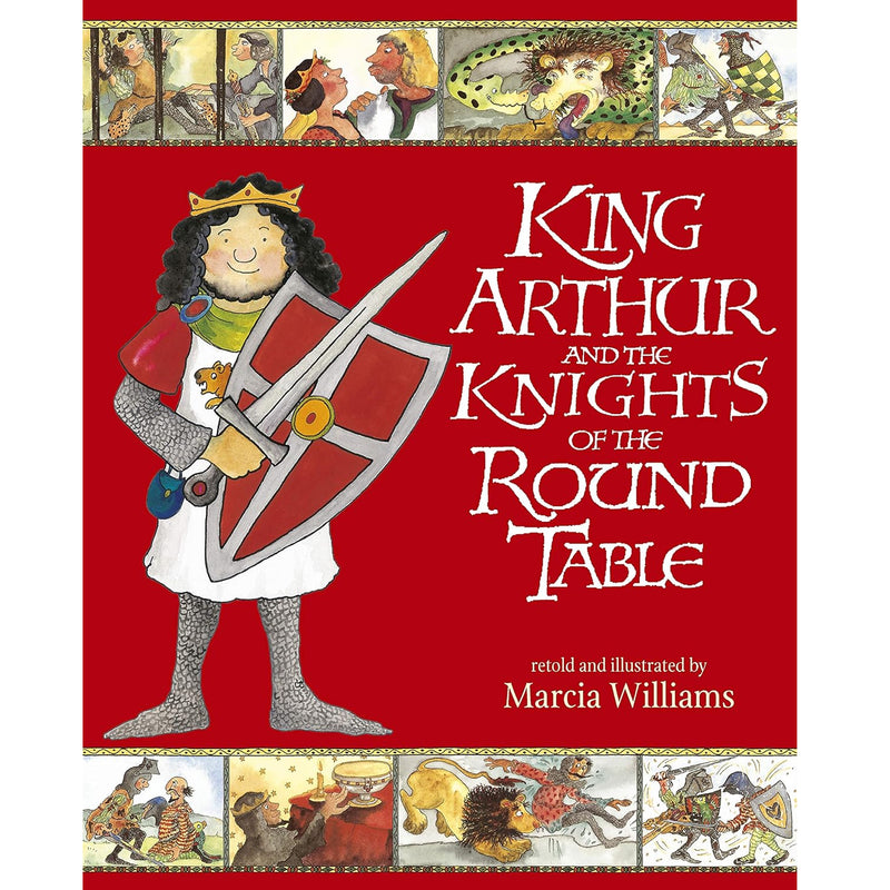 King Arthur and the knights of the round table book cover