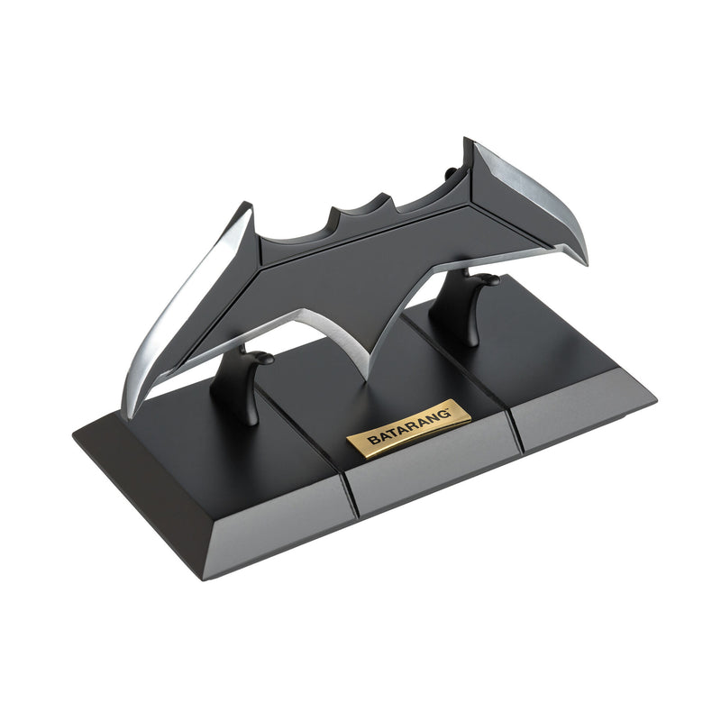 Batarang on display stand from the right