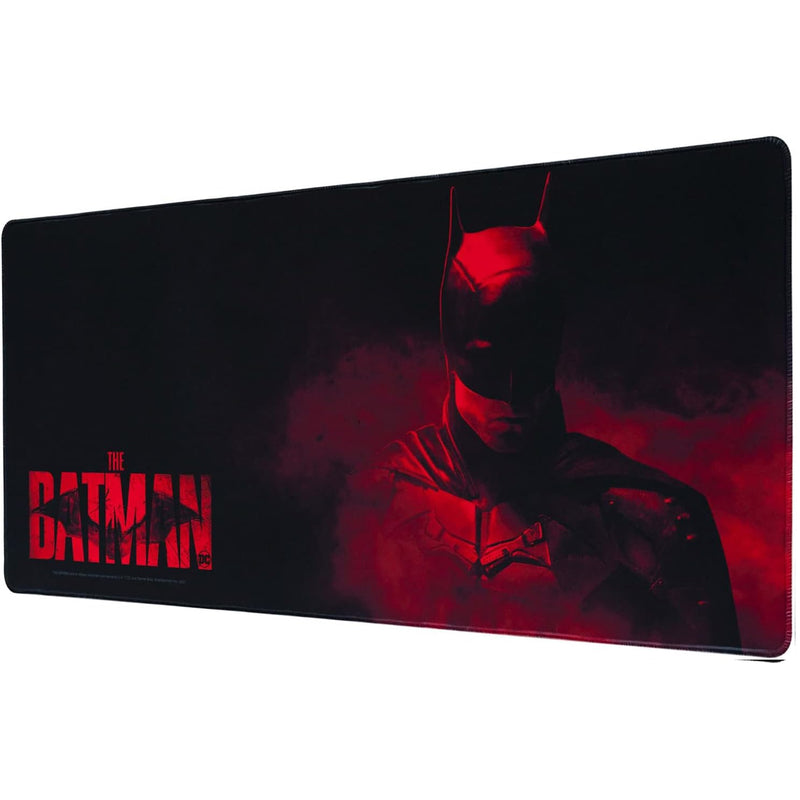 Gaming mouse pad with Batman design and 'The Batman' text on a black background