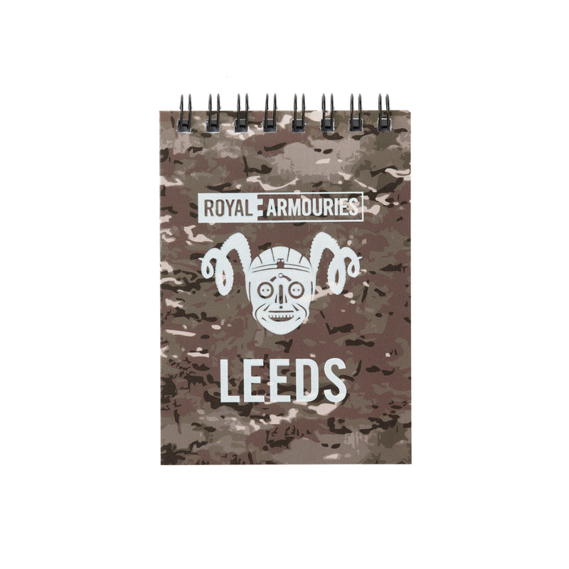 light camo print notebook