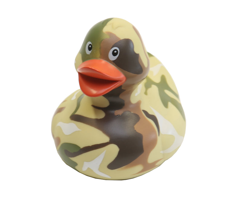 Camouflage Rubber Duck left side view