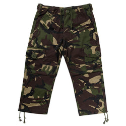 Children's camo trousers front view