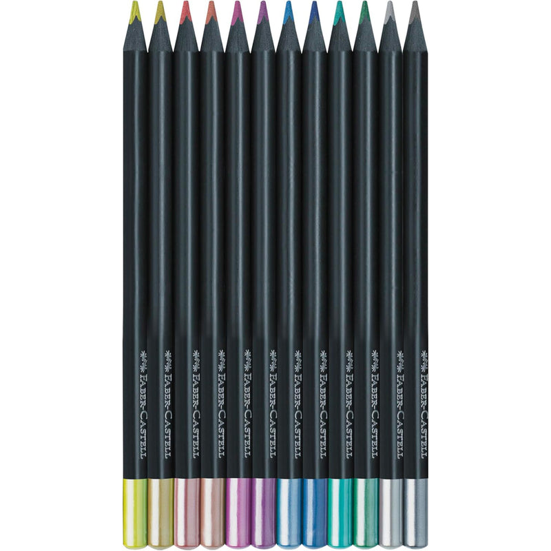 Colour Pencils Black Edition Metalic Faber Castell pencils