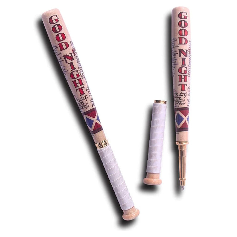 harley quinn baseball bat pen open and closed