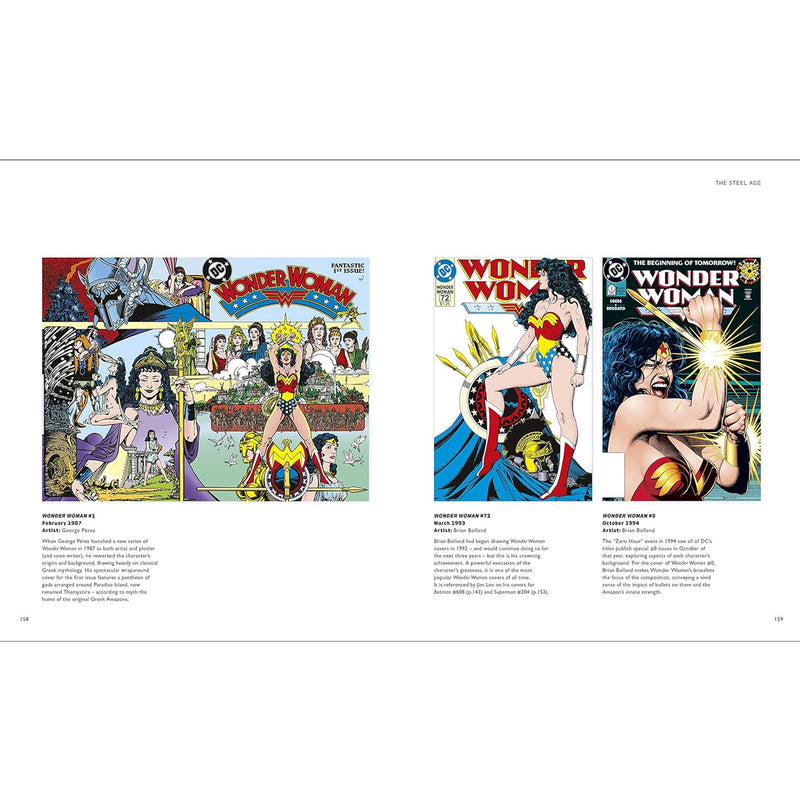 DC Comics Cover Art: 350 of the Greatest Covers in DC History' wonder woman spread