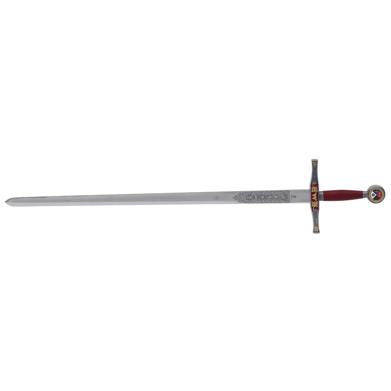 Deluxe Excalibur Cadet Sword replica full length sideways