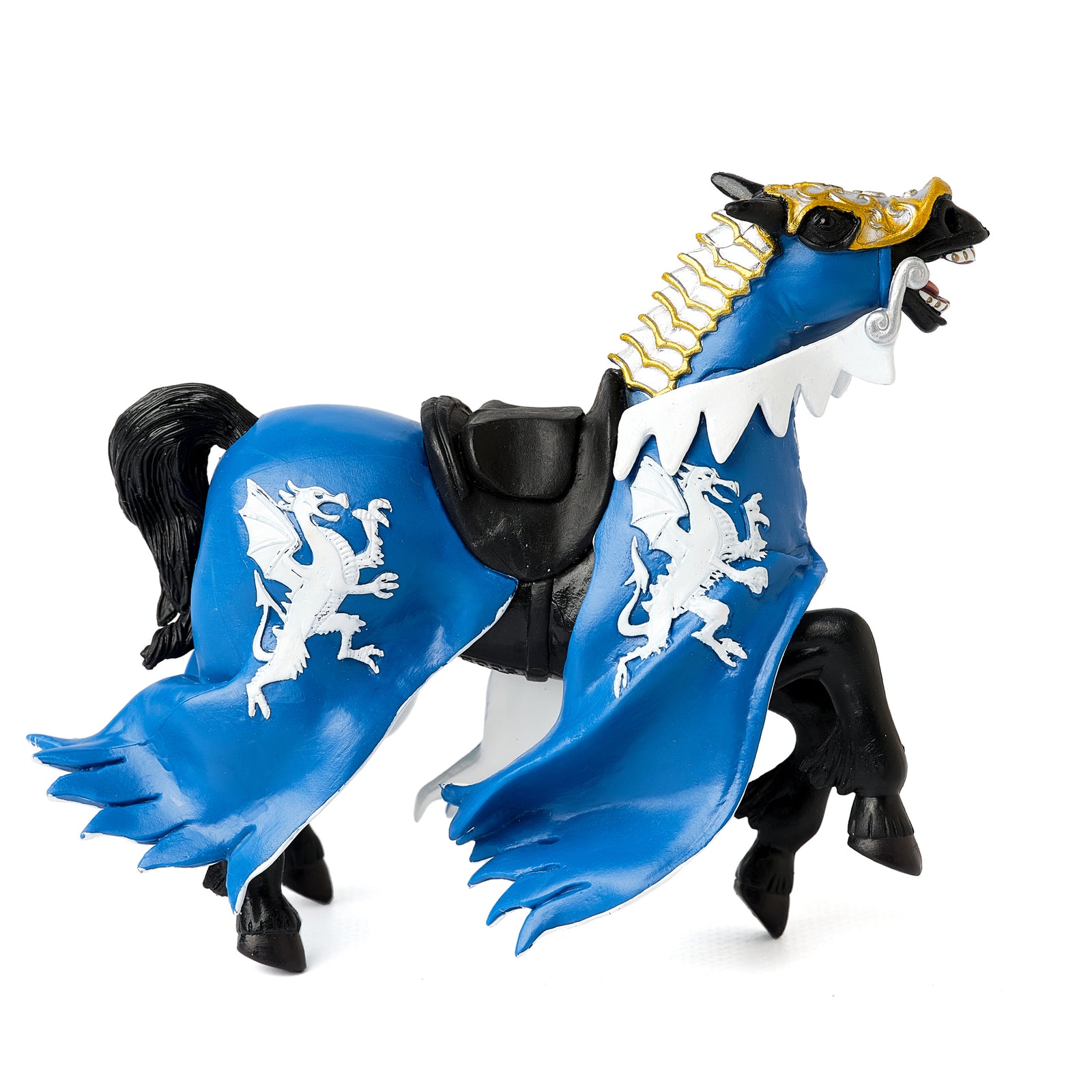 Blue Dragon King's Horse; The Medieval Fantasy World (Papo