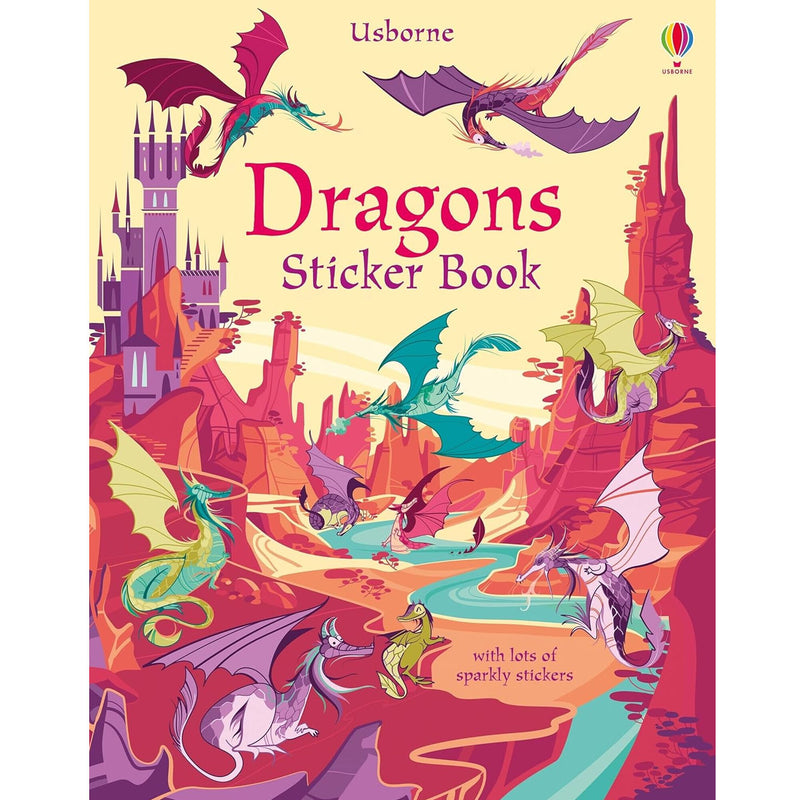 dragons sticker book front cover