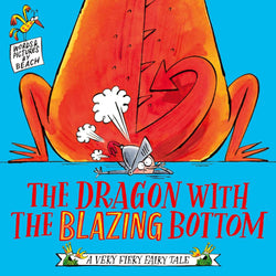 the dragon with he blazing bottom front cover