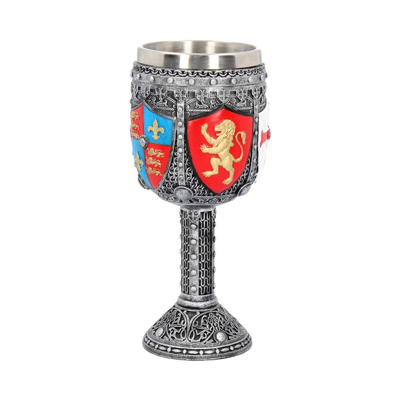 English Three Lions Shield St George Henry IV Wine Goblet