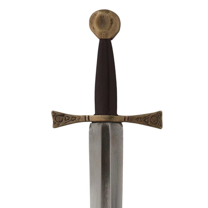 English arming sword letter opener hilt pommel and crossguard